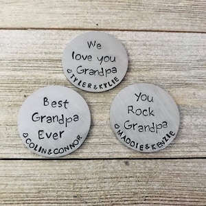 Golf Ball Markers Personalized Magnetic, Golfing Gift, Gift for Golfer, Christmas Gift for Golf, Gift for Dad, Father's Day Golf image 3