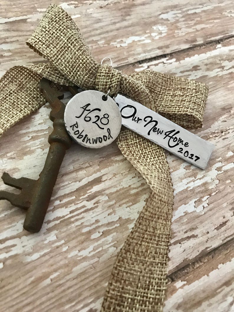 Our New Home 2022 Antique Skeleton Key Ornament Mr and Mrs Newlyweds 1st Christmas First Home New Home 1st Home 1st Home image 2