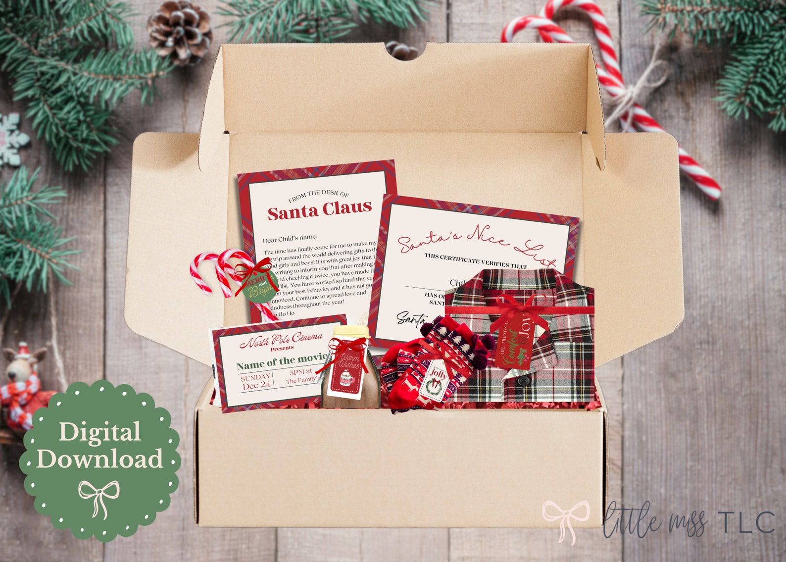 Editable Christmas Eve Box Printable Bundle - Etsy