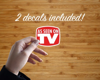 As Seen on TV 2 PACK Foodie Honda Toyota Showcar Instagram Funny Parody Sticker Decal Vinyl