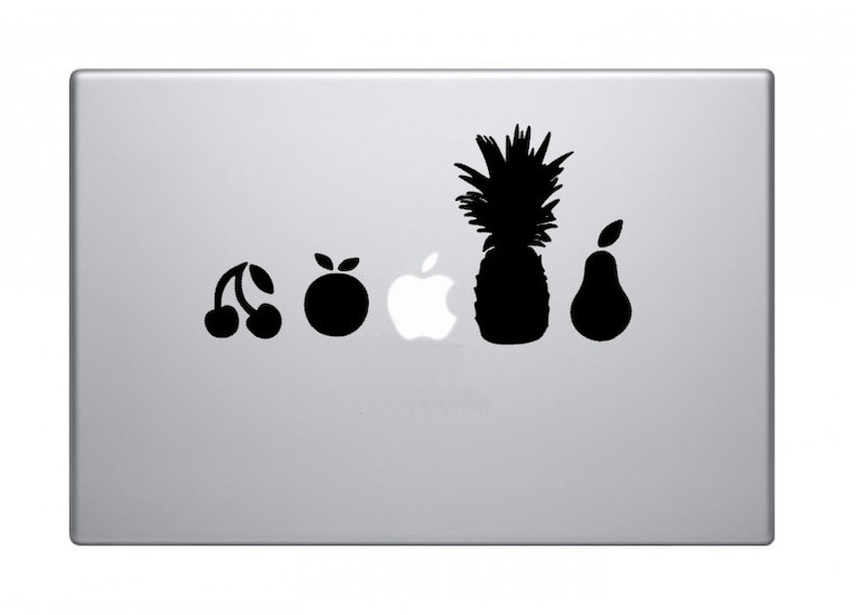 Fruit MacBook Decal MacBook Sticker Mac Decal Mac Sticker Decal for Apple Laptop MacBook Pro / MacBook Air image 1