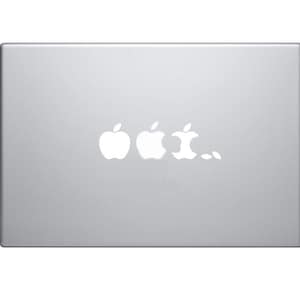 Macbook の進化形 食べられたデカール Macbook ステッカー Mac デカール Mac ステッカー デカール Apple ラップトップ Macbook Pro / Macbook Air 用