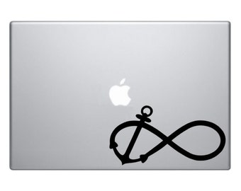 Infinity Anchor Sailor Macbook Decal Macbook Sticker Mac Decal Mac Sticker Decal for Apple Laptop Macbook Pro / Macbook Air