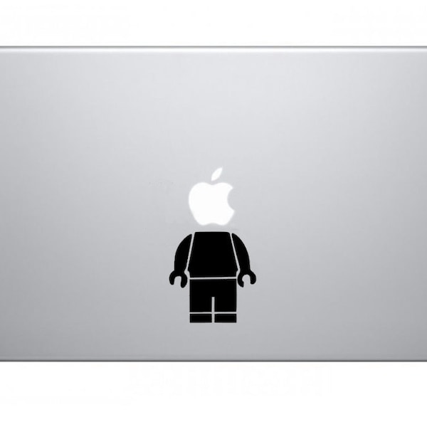 Lego Man Macbook Decal Macbook Sticker Mac Decal Mac Sticker Decal for Apple Laptop Macbook Pro / Macbook Air