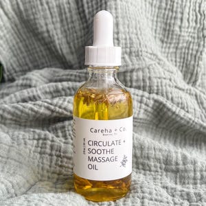 Botanical-infused Breast Massage Oil | Safe for Pregnancy, Postpartum + Breastfeeding | Lymphatic Drainage | Prevents Clogs & Mastitis