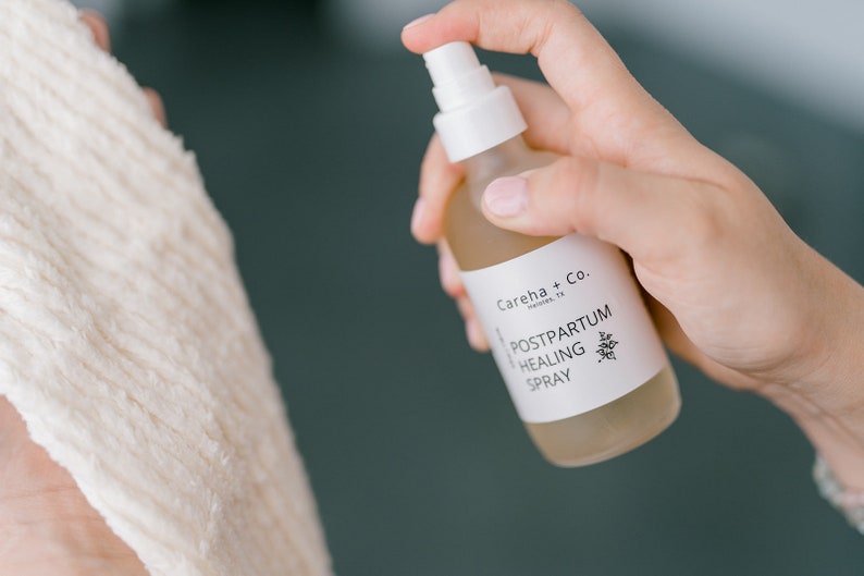 Postpartum Healing Spray 4 Oz Perineal Spray After Birth Etsy