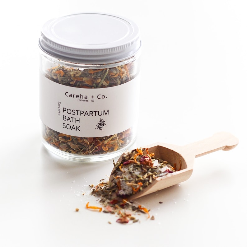 Postpartum Herbal Bath Soak After Birth Care Sitz Bath Etsy