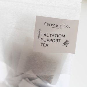 Postpartum Lactation Support Tea | Herbal Breastfeeding Tea | Natural Milk Supply Booster | Organic Nursing Tea for Moms | Baby Shower Gift
