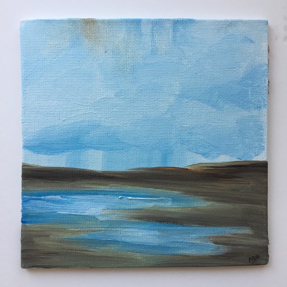 Morning Haze Original Marsh Oil Painting 5x5 Etsy Morning Haze Original Marsh Oil Painting 5x5 Etsy