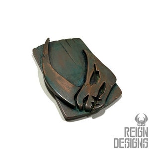 Mudhorn Insignia Logo Symbol Plaque Sign Cold Cast Copper