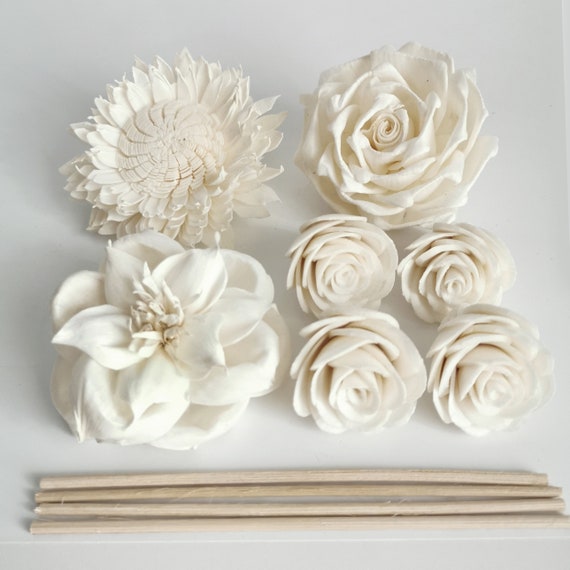 DIY White Sola Wood Sheet Roll Supplies for Artificial Sola