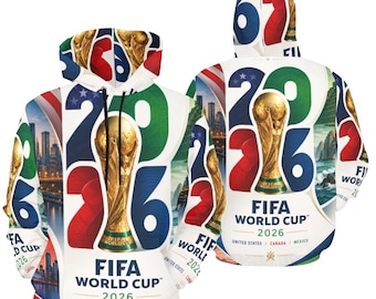 FIFA World Cup 2026 hoodie met all-over print heren (Amerikaanse maat) (model H13)