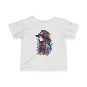 Infant Tee - Colorful Bohemian Girl