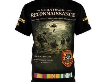 Vietnam MACV-SOG Recon Team All-Over Print Tee