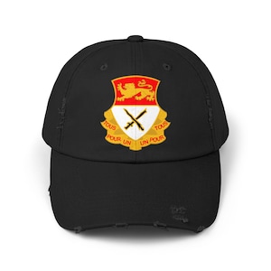 Unisex Distressed Cap -  Army  - 15th Cavalry Regiment wo Txt
