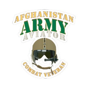 Kiss - Cut Stickers - Army - ARMY -  Aviator - Afghanistan War - Combat Vet