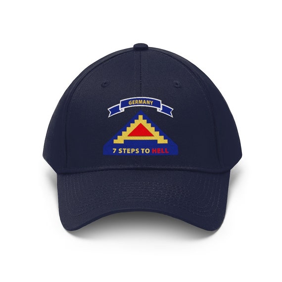 Twill Hat Army Army US 7th Army 7 Steps 