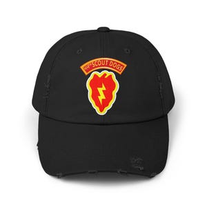 Distressed Cap - Army - 44th Scout Dog Platoon 25th Infantry Div