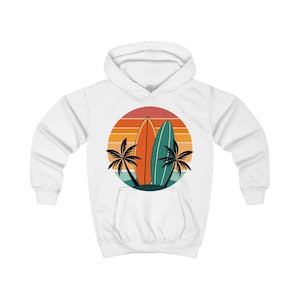 Kids Hoodie - Sunset Surf