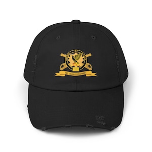 Boné Unissex Envelhecido - Exército - 1º Regimento de Cavalaria com Br - Fita X 300