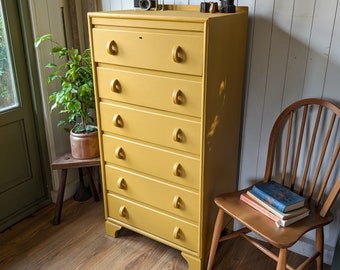 Painted Antique Chest of Drawers