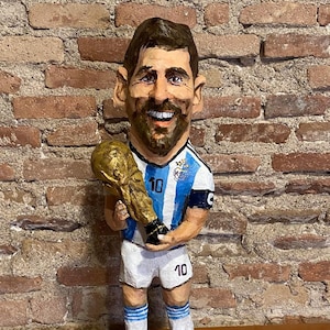 Lionel Messi Sculpture | Handcrafted Soccer Legend Statue | Perfect Gift for Football Fans