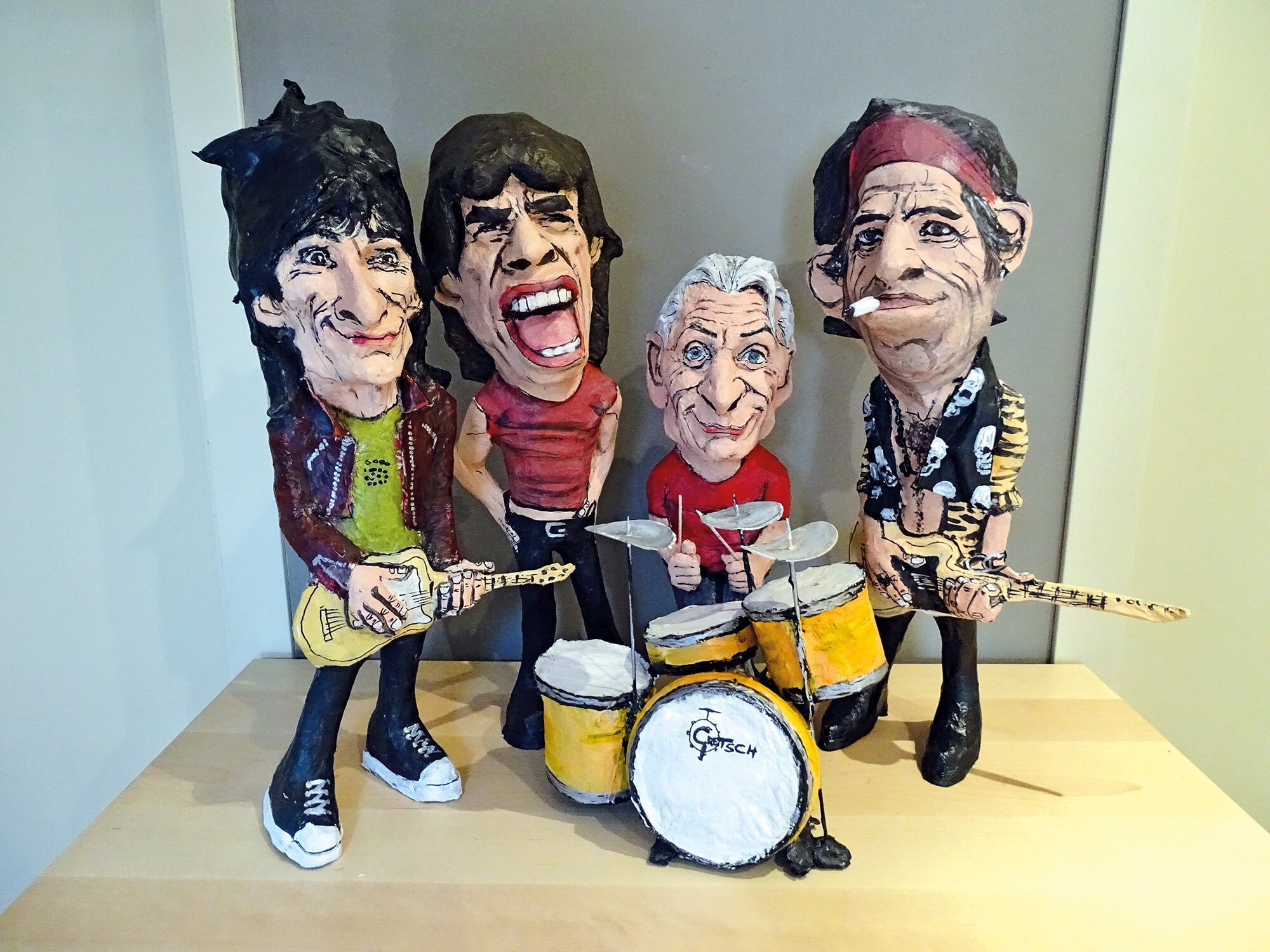 Rolling Stones Sculptures Handmade Figurines Musicians Mick - Etsy Rolling Stones Sculptures Handmade Figurines Musicians Mick - Etsy