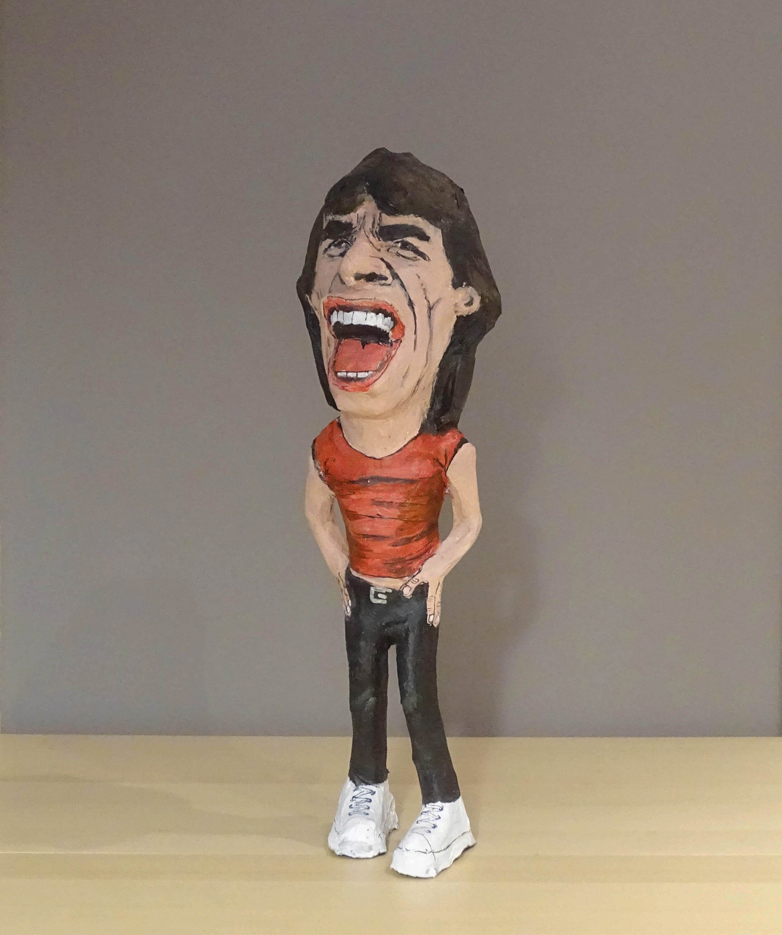 Mick Jagger Sculpture Rolling Stones Gift Handmade Paper - Etsy Mick Jagger Sculpture Rolling Stones Gift Handmade Paper - Etsy
