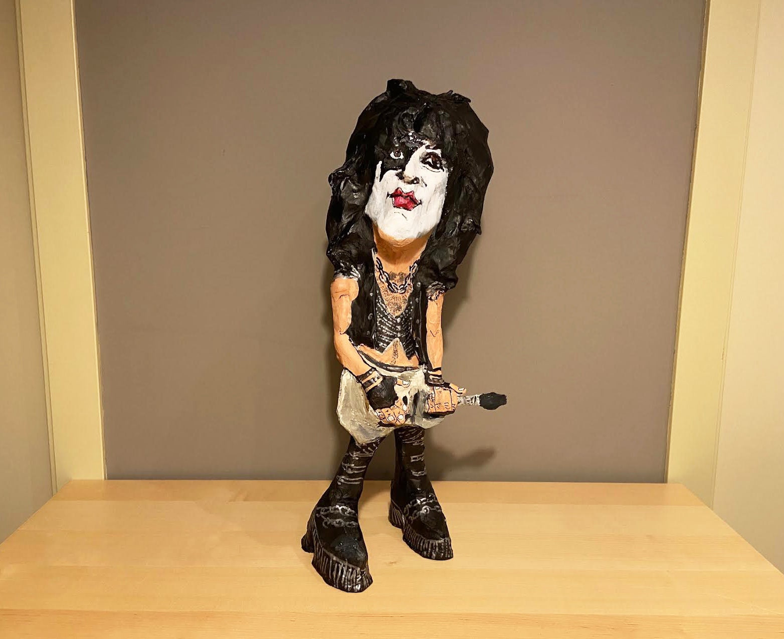 Kiss Sculptures, Handmade Figurines, Musicians, Kiss, Rock Kiss Sculptures, Handmade Figurines, Musicians, Kiss, Rock