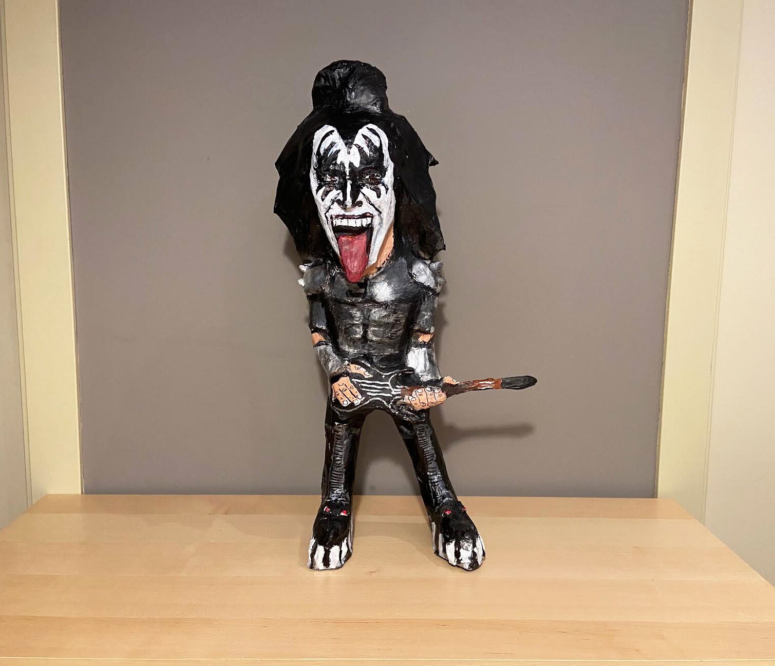 Kiss Sculptures, Handmade Figurines, Musicians, Kiss, Rock Kiss Sculptures, Handmade Figurines, Musicians, Kiss, Rock