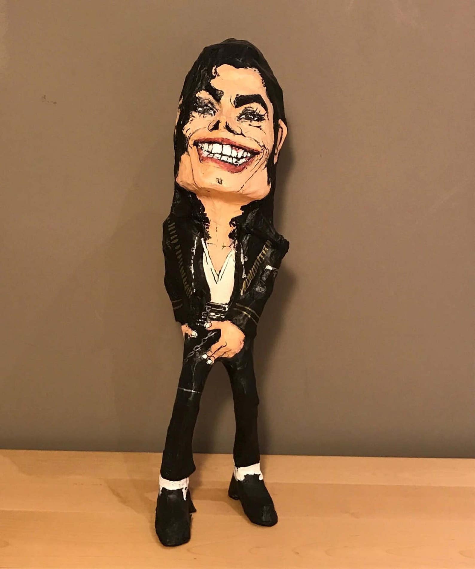 Michael Jackson Paper Mache Handmade Figure Etsy