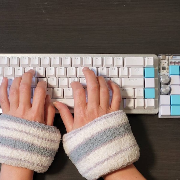 New! 30% More Filling Added. Wrist Plushy for Computer keyboard, Laptop, or Mouse Rest for Carpal Tunnel (sold in single or pair)