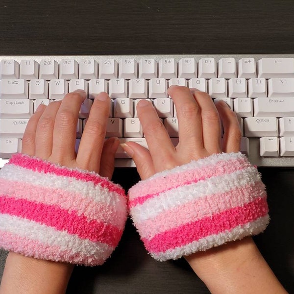 New Spring colors! wrist plushy for Computer keyboard, Laptop, or Mouse Rest for Carpal Tunnel (single or pair)