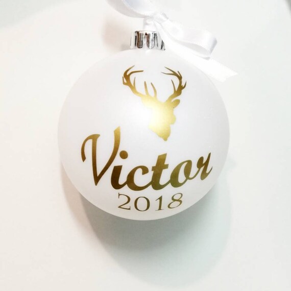 Boule De Noël Personnalisés Et Boite Cadeau Boule Noël Prénom 1er Noël Boule à Message Décoration Sapin De Noël