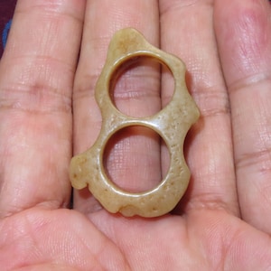 Nepal Tibet Tantric Buddhist Kapala Bone Piece Talisman Amulet Pendant (f2)