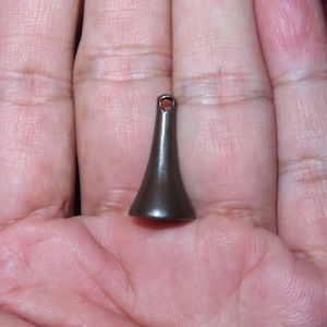 Nepal Tibet Buddhist Copper Stupa Tsa-Tsa Mold Thogchag Talisman Pendant (x6)