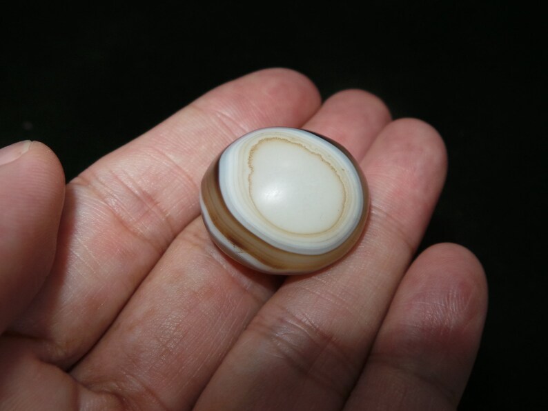 Beautiful Nepal Tibet Ethnic Brown Goat Eye Agate Cabochons Stone