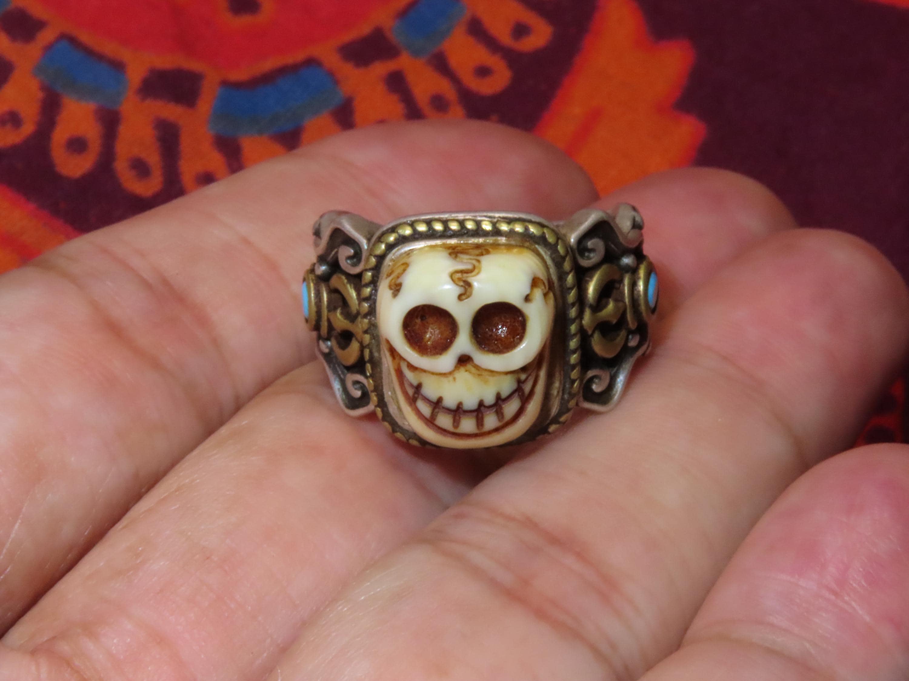 Tibetan Skull Ring - Etsy Canada
