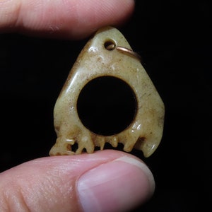 Nepal Tibet Tantric Buddhist Kapala Bone Talisman Amulet Pendant (d5)