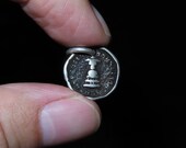 Nepal Tibet Buddhist Silver Mini Stupa Talisman Ornament Pendant (S7)