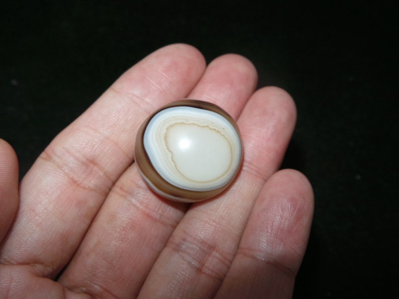 Beautiful Nepal Tibet Ethnic Brown Goat Eye Agate Cabochons Stone