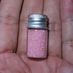 Nepal Tibet Buddhist Gautama Buddha Fantasy Light Pink Sarira Relics Strong Sub (r7)