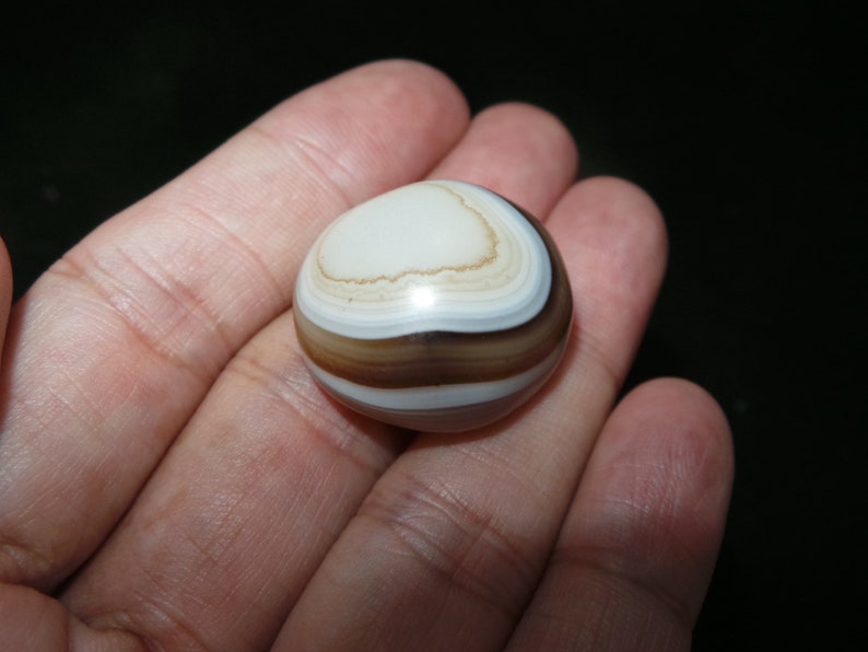 Beautiful Nepal Tibet Ethnic Brown Goat Eye Agate Cabochons Stone