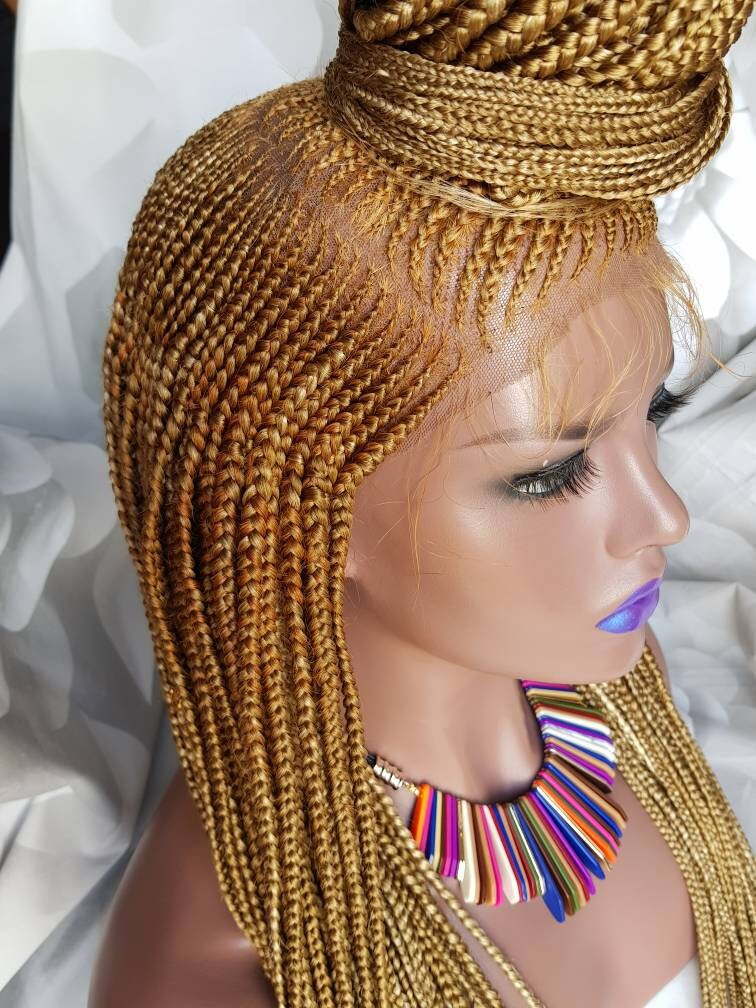 wig ket braided handmade lace braids hair box ghana weave col cornrow