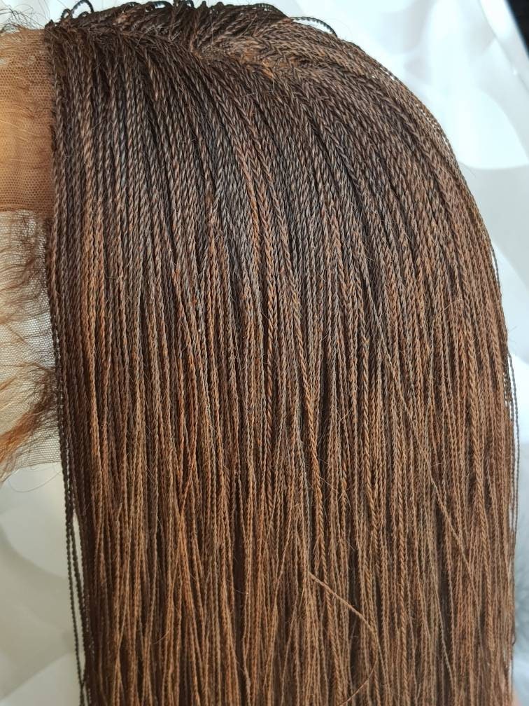 Handmade Glueless Braided FULL Lace Wig Million Senegalese Twist colour