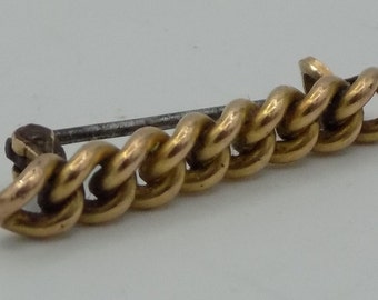 Antique brooch, in gold metal, vintage gift, vintage jewelry, Vintage brooch, Women's gift, girls' gift, women's brooch, girls' brooch, women's jewelry