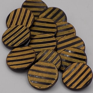 Lot of 6 Buttons, very rare buttons, vintage buttons, Authentic, vintage gift, supply, 2.5 cm, 19th century, clothing, vintage haberdashery