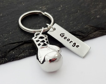 Personalised Boxing Keyring, Gift For Boxer, Boxing Glove Keychain, Name Keyring, Personalized Gifts, Sports Charm Keyring, Boxing Gifts