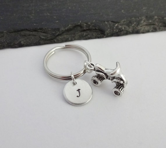 Bmx Biker Personalised Keyring
