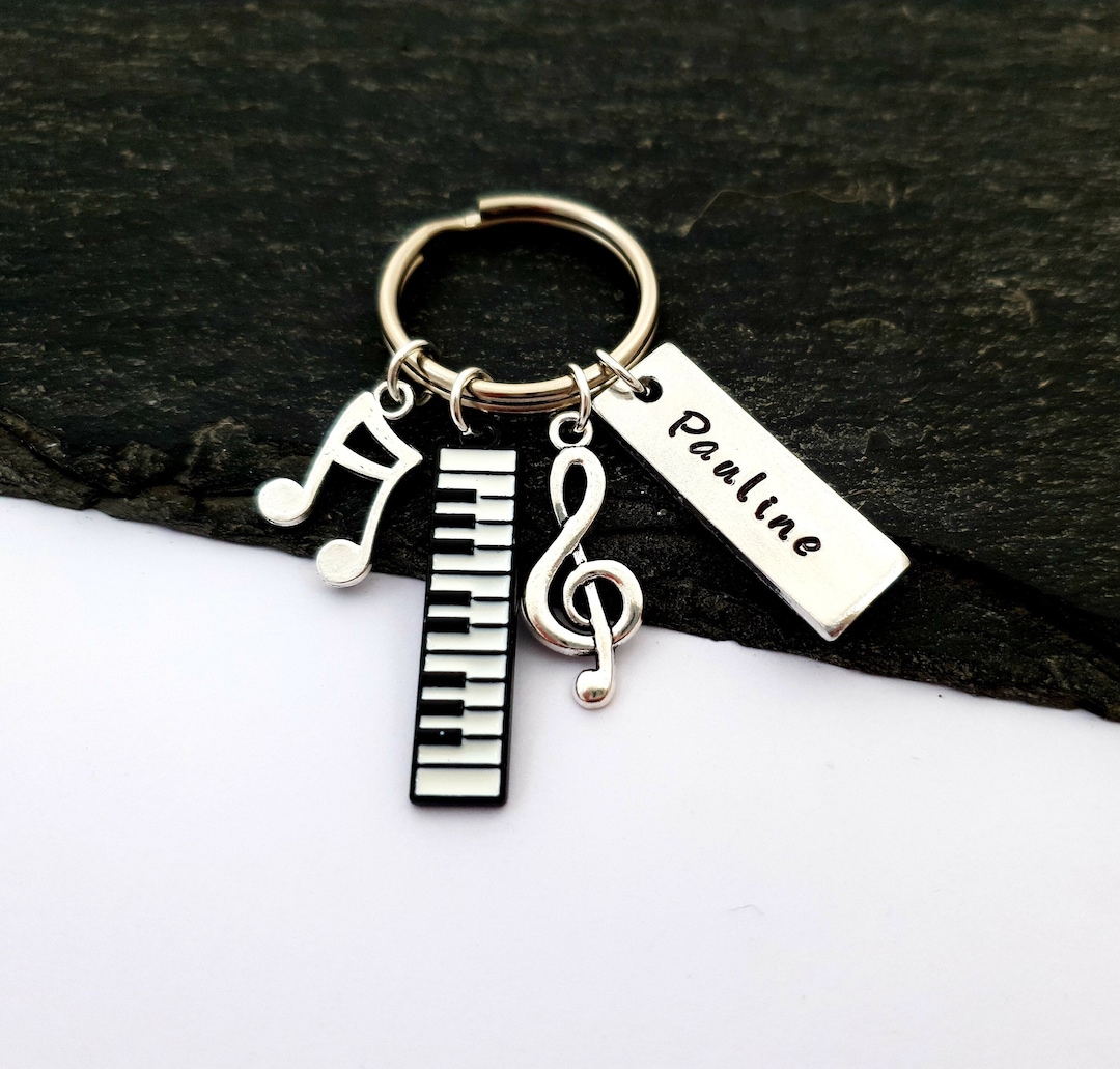 Piano Keychain, Piano Gifts, Gift for Piano Teacher, Gift for Pianist ...